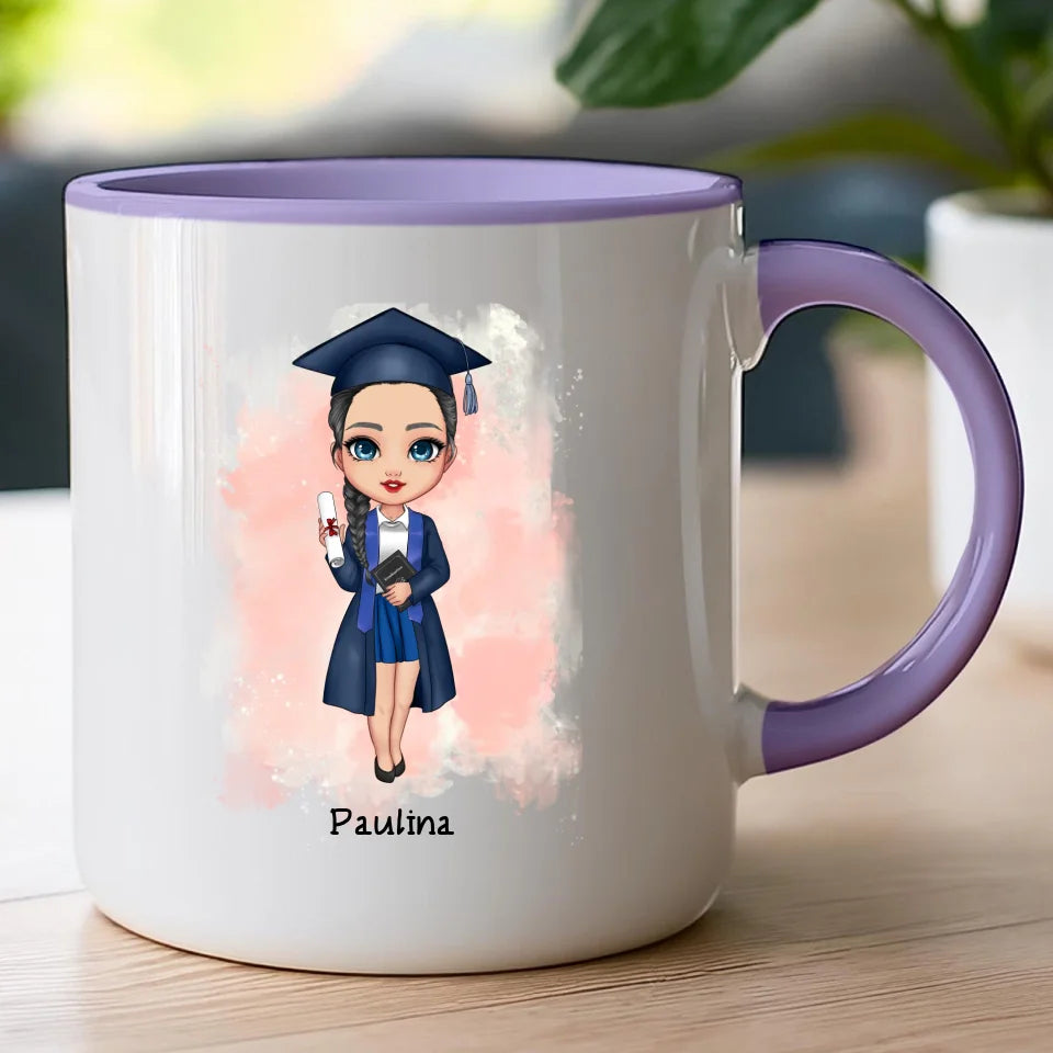 Kubek personalizowany dla dziewczyny - absolwentka #70