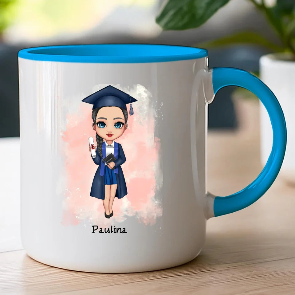 Kubek personalizowany dla dziewczyny - absolwentka #70