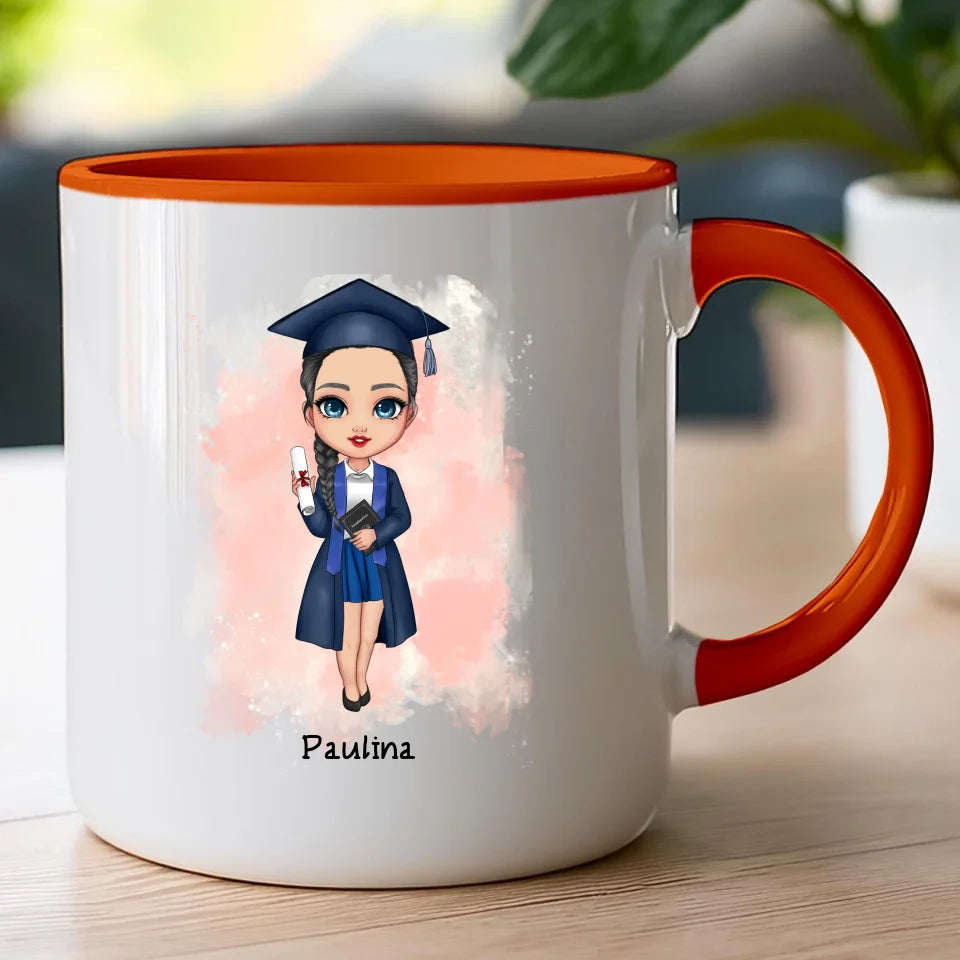 Kubek personalizowany dla dziewczyny - absolwentka #70