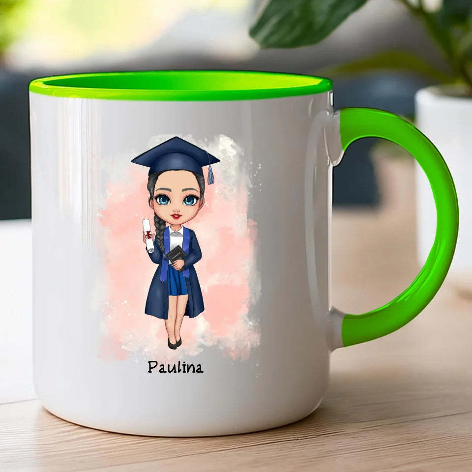 Kubek personalizowany dla dziewczyny - absolwentka #70