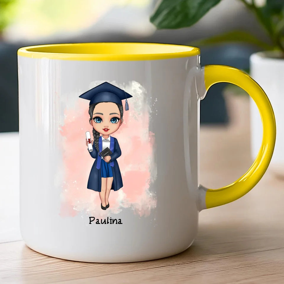 Kubek personalizowany dla dziewczyny - absolwentka #70