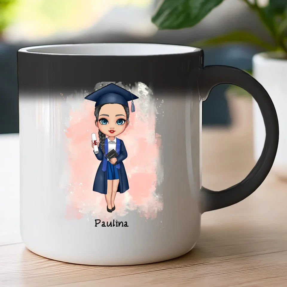 Kubek personalizowany dla dziewczyny - absolwentka #70