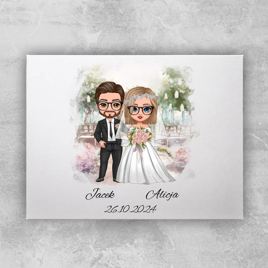 Obraz personalizowany dla par - ślub #65