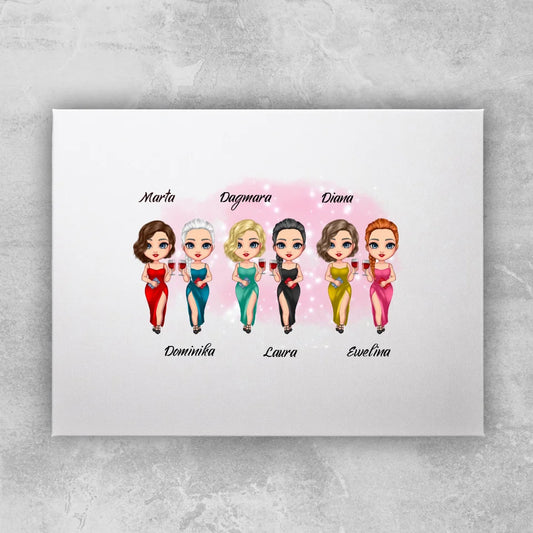 Obraz personalizowany dla przyjaciółek #154