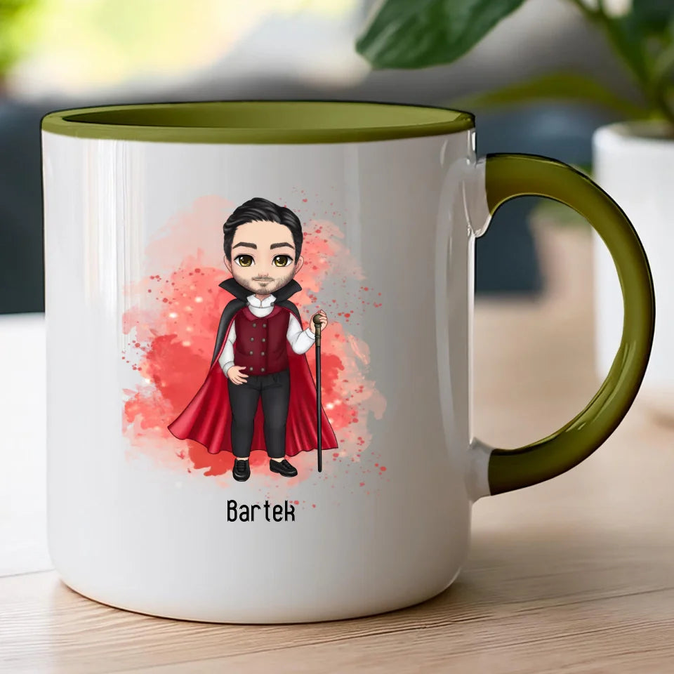 Kubek personalizowany Halloween dla mężczyzny #651