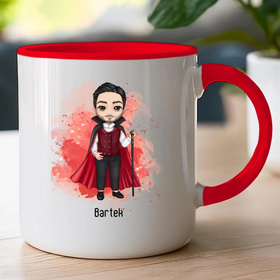 Kubek personalizowany Halloween dla mężczyzny #651
