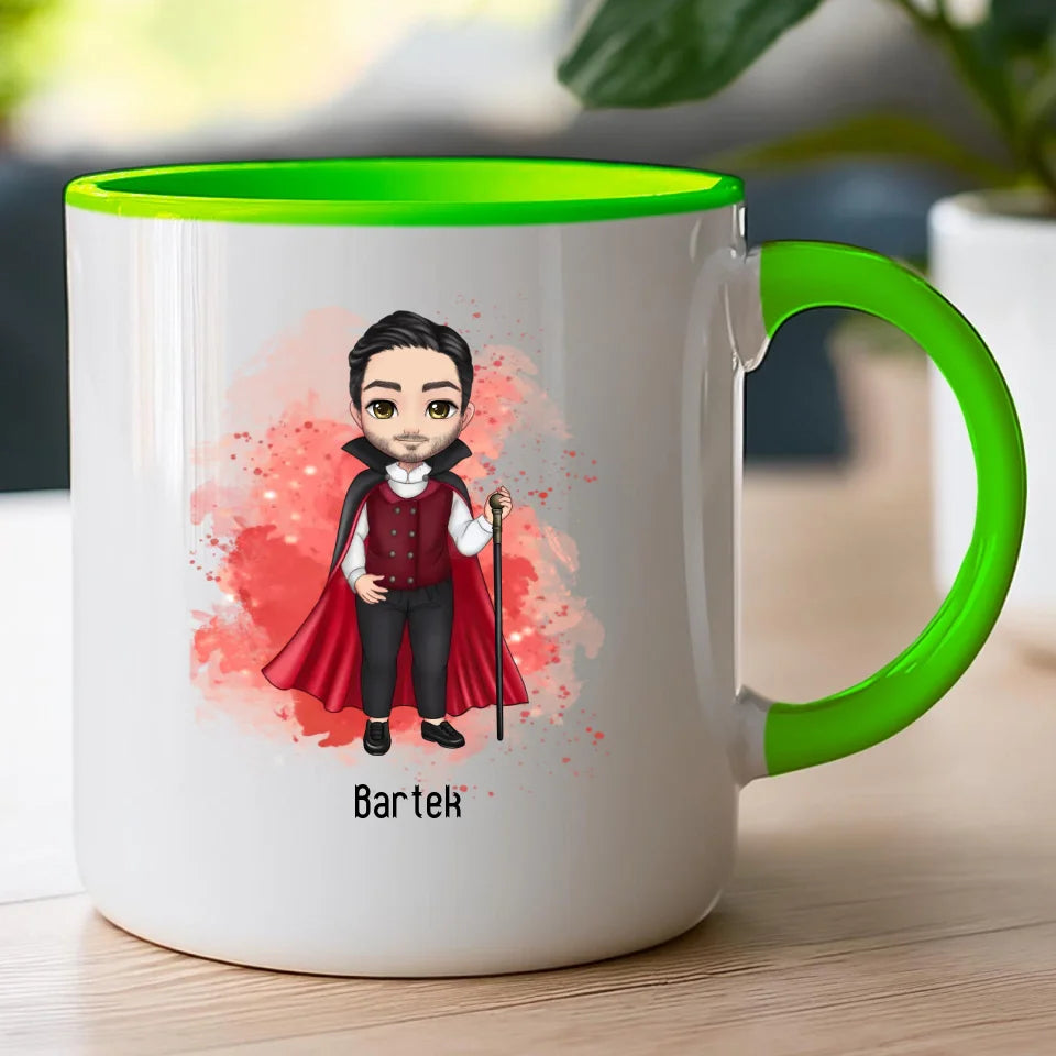 Kubek personalizowany Halloween dla mężczyzny #651