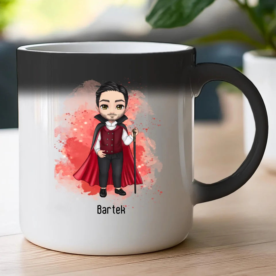 Kubek personalizowany Halloween dla mężczyzny #651