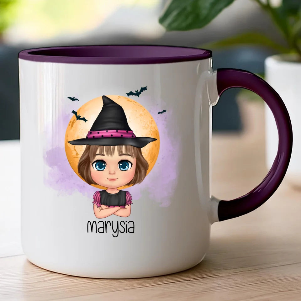 Kubek personalizowany Halloween dla dziewczynki #93