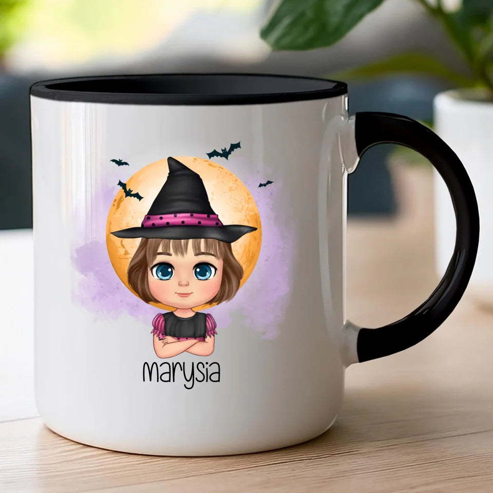 Kubek personalizowany Halloween dla dziewczynki #93