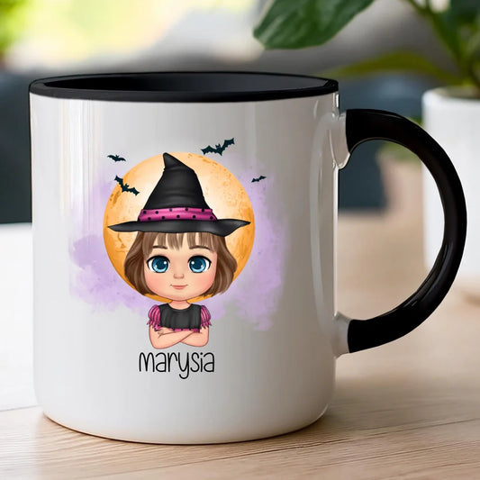 Kubek personalizowany Halloween dla dziewczynki #93