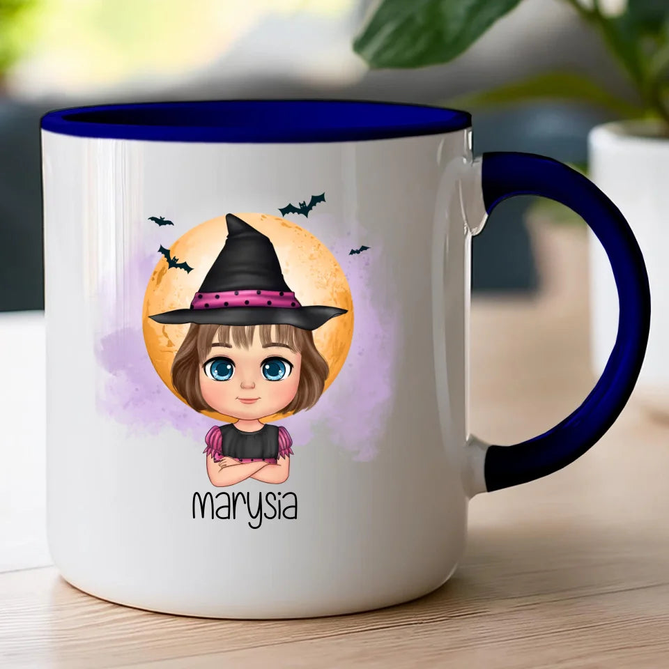 Kubek personalizowany Halloween dla dziewczynki #93