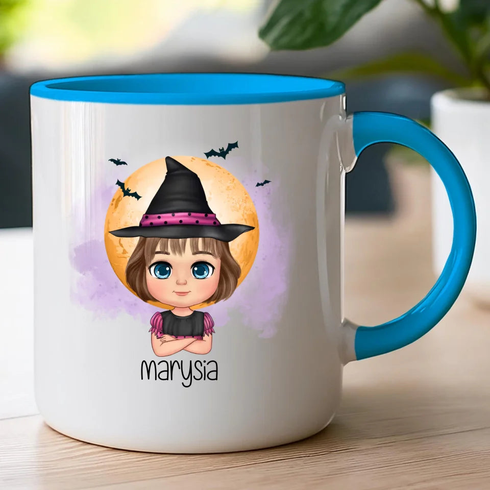 Kubek personalizowany Halloween dla dziewczynki #93