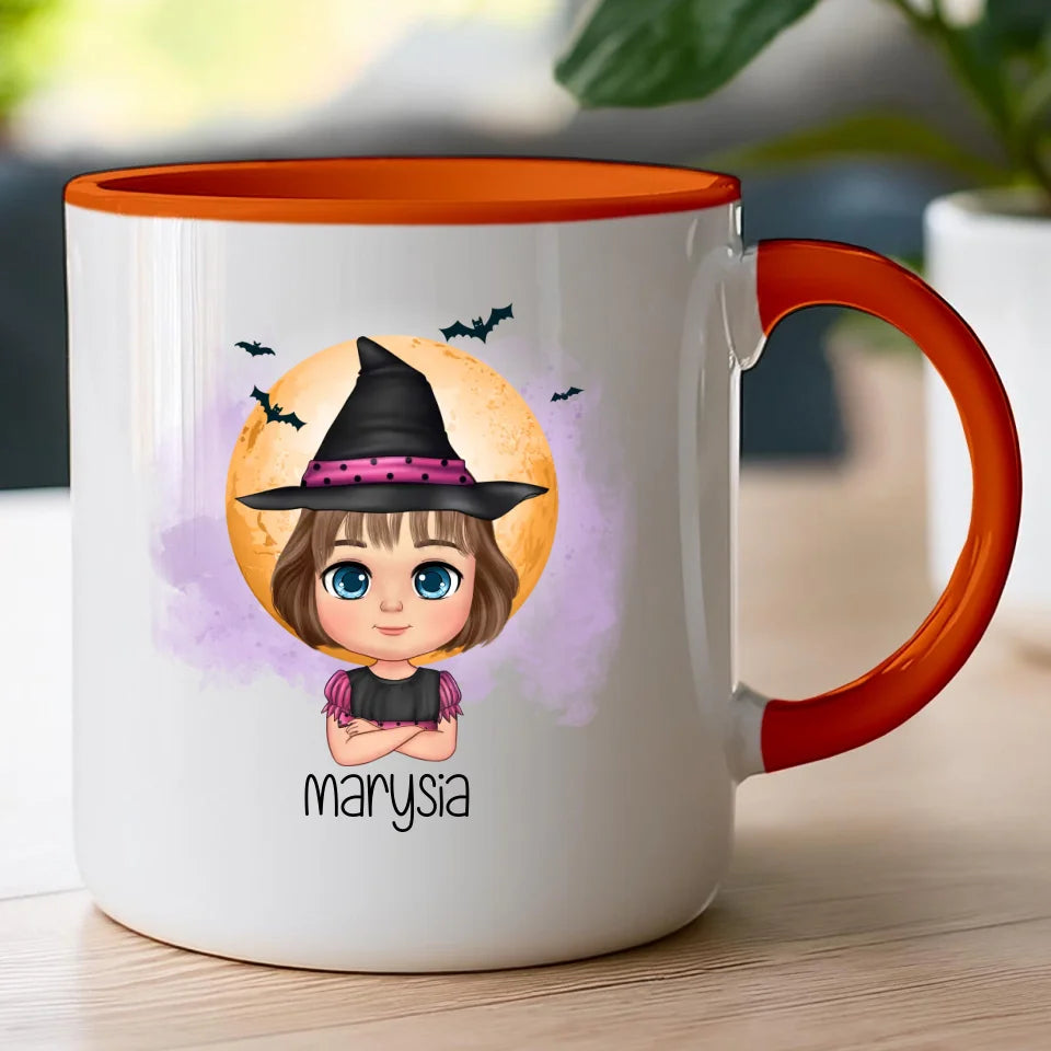 Kubek personalizowany Halloween dla dziewczynki #93