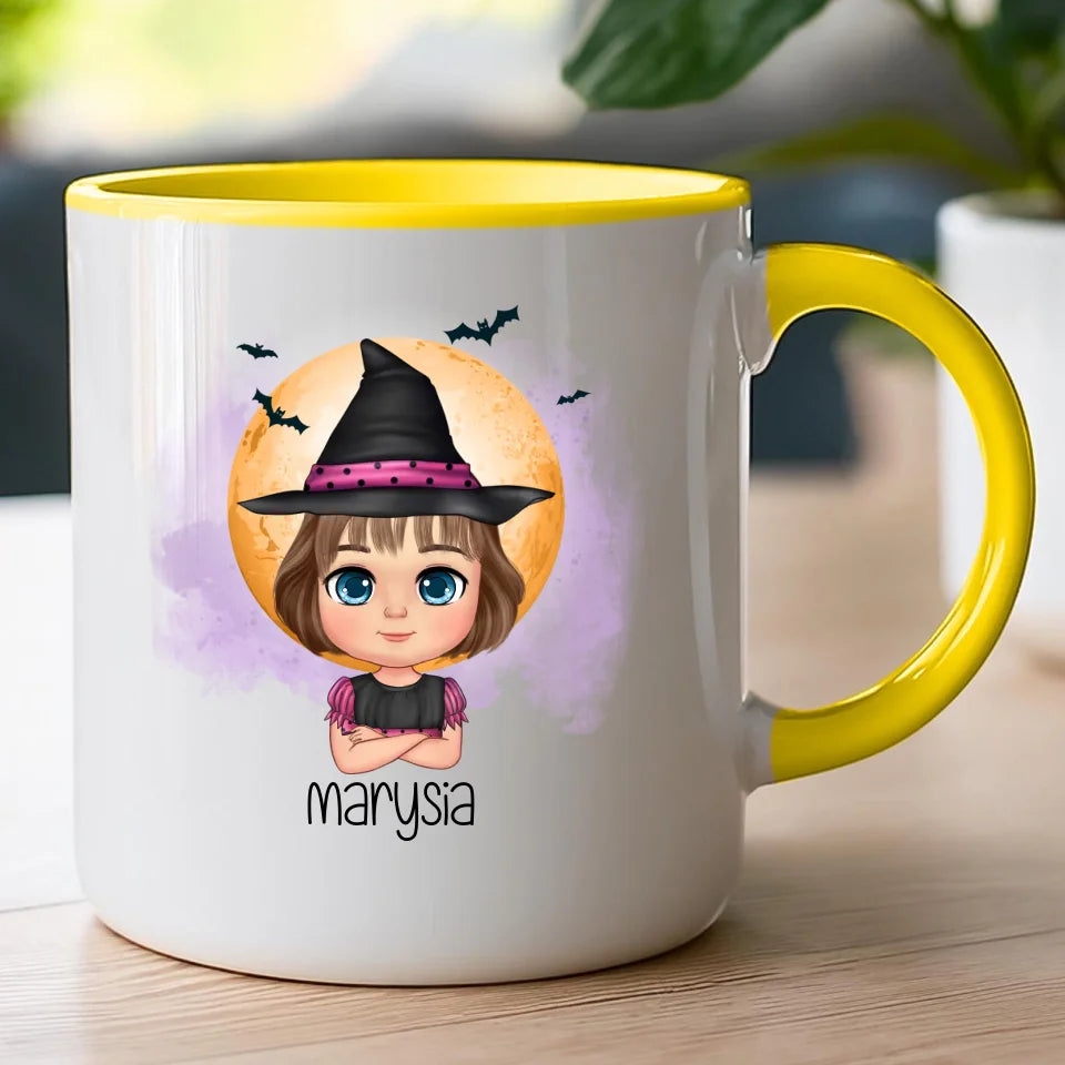 Kubek personalizowany Halloween dla dziewczynki #93