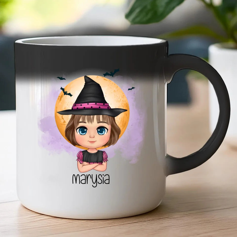 Kubek personalizowany Halloween dla dziewczynki #93