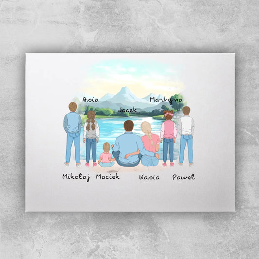 Obraz personalizowany dla rodziny #832