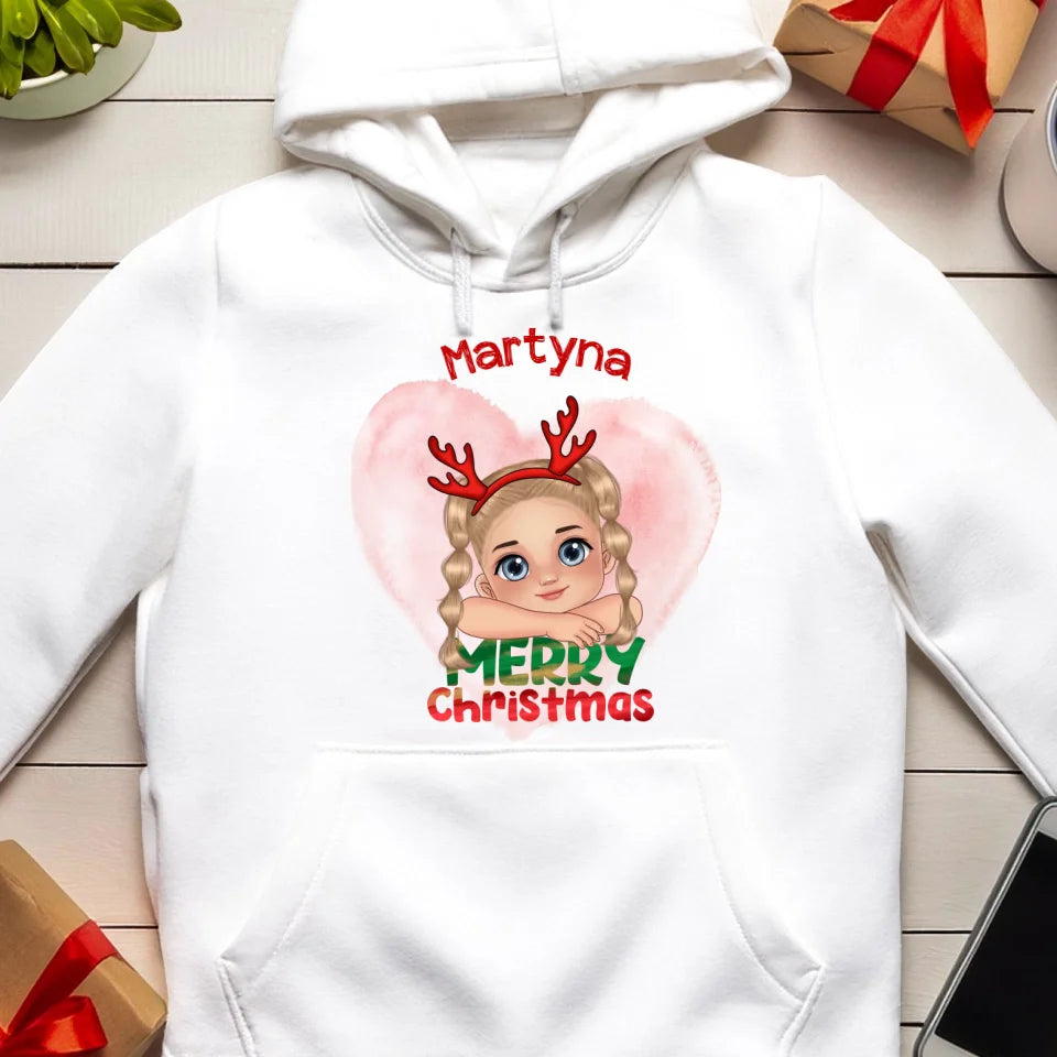 Bluza personalizowana świąteczna dla dziewczynki #91