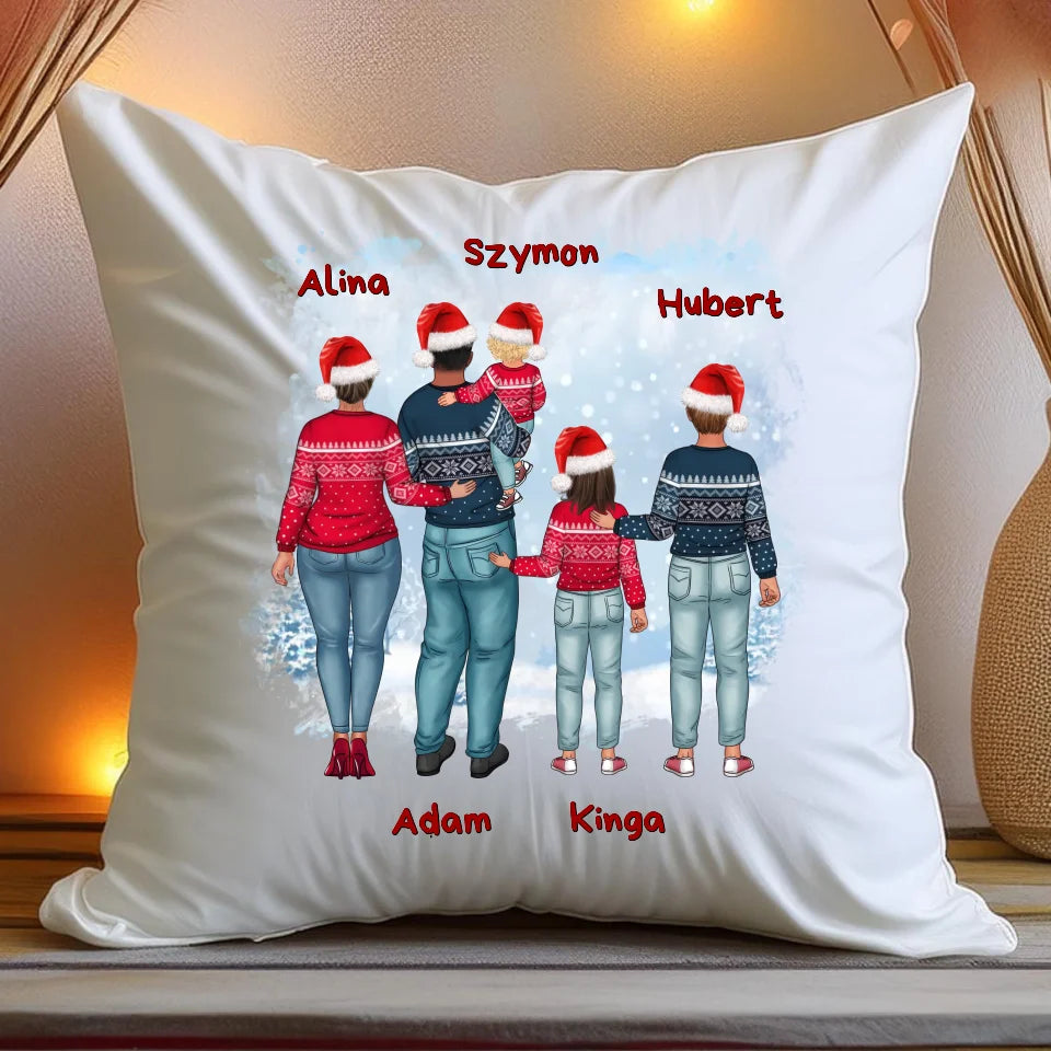 Poduszka personalizowana świąteczna dla par #57