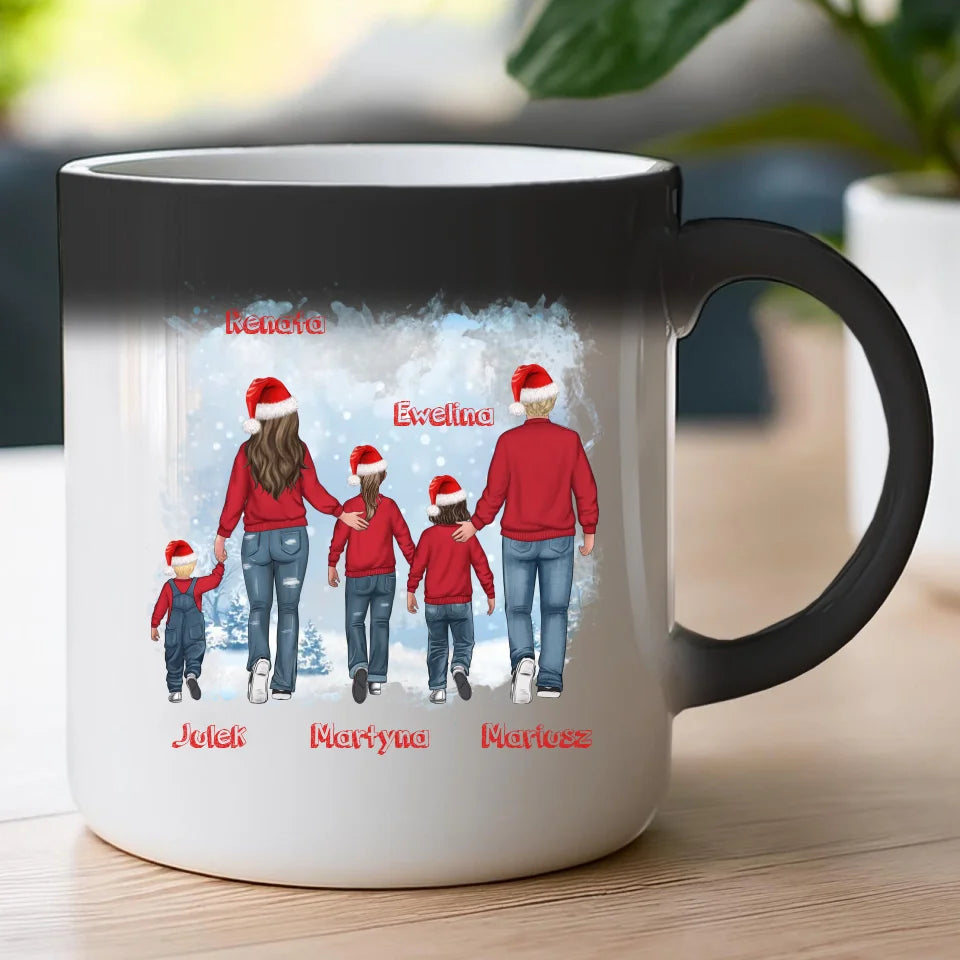 Kubek personalizowany świąteczny dla rodziny #814