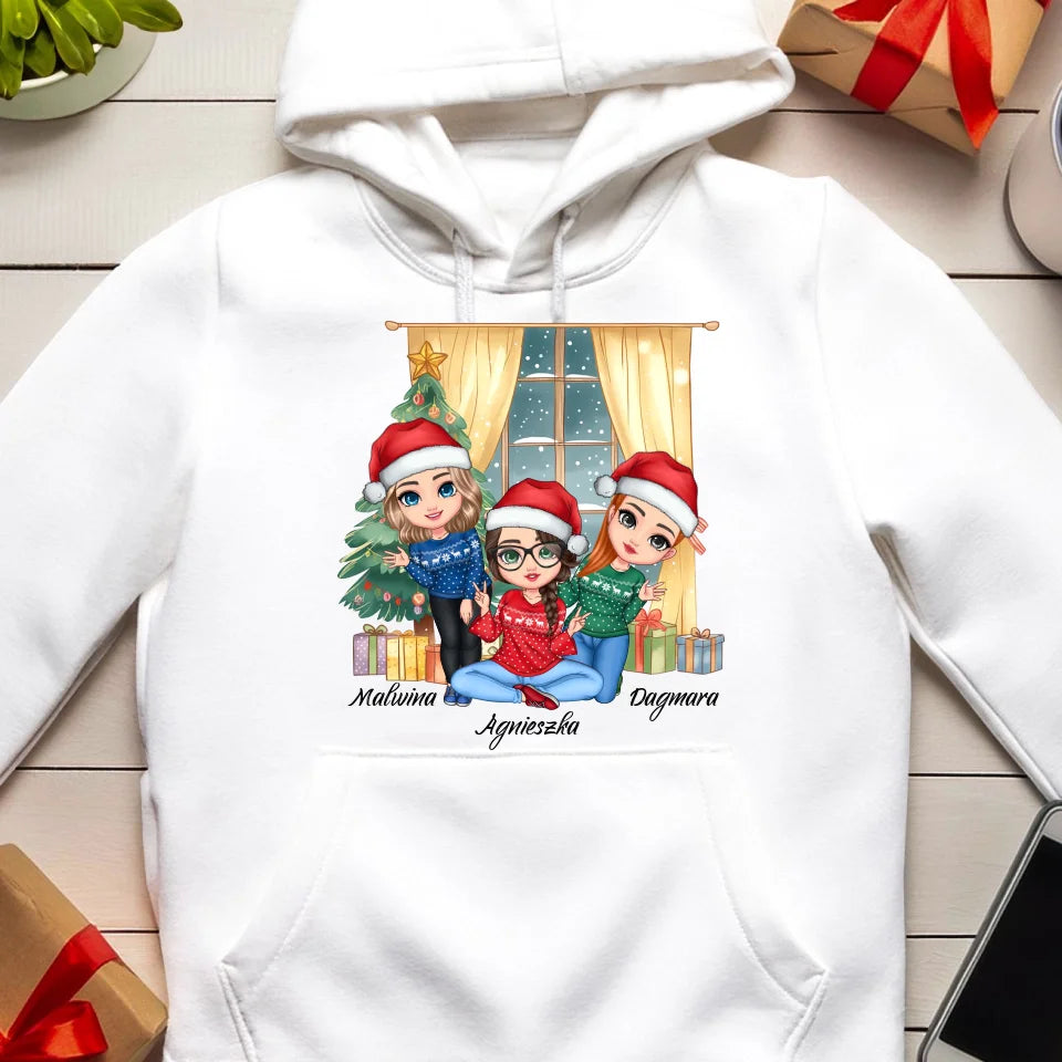 Bluza personalizowana świąteczna dla przyjaciółek #128