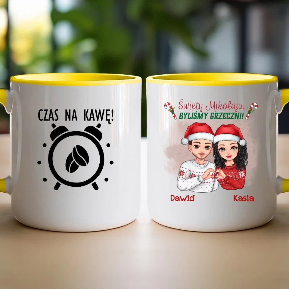Kubek personalizowany świąteczny dla pary #54
