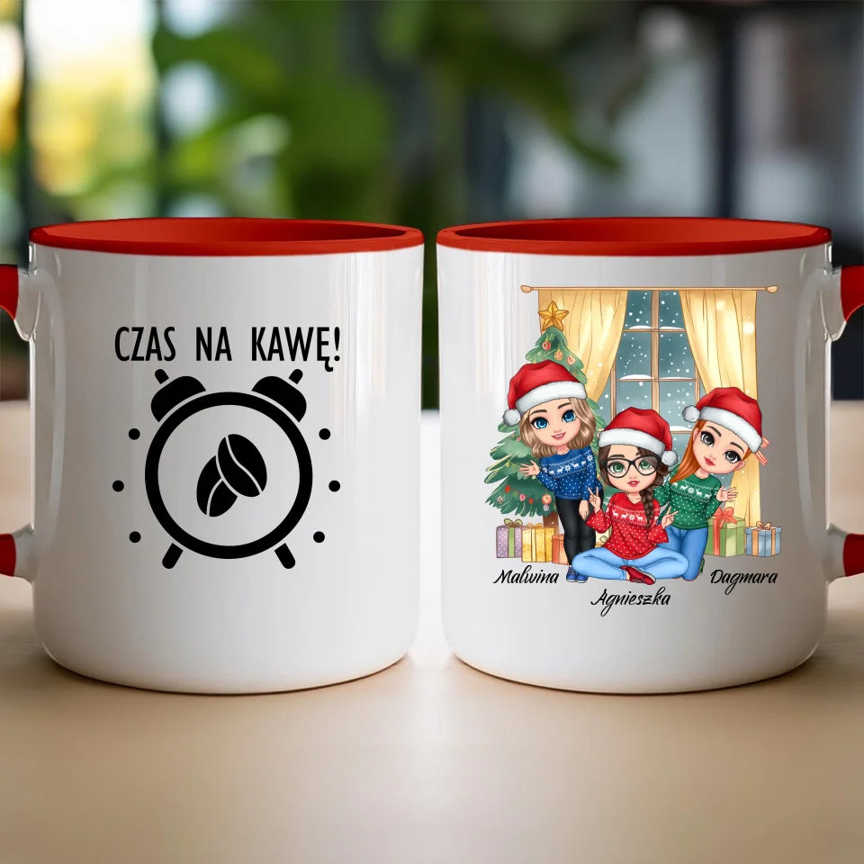 Kubek personalizowany świąteczny dla przyjaciółek #128