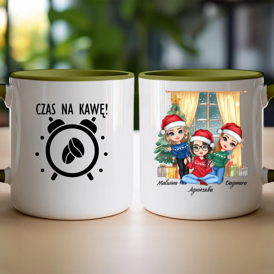 Kubek personalizowany świąteczny dla przyjaciółek #128
