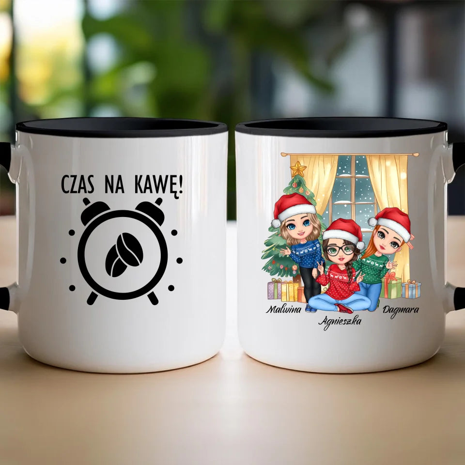 Kubek personalizowany świąteczny dla przyjaciółek #128