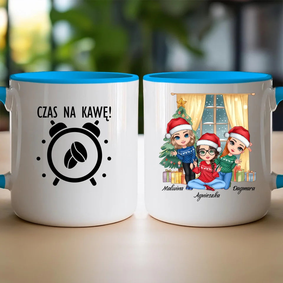 Kubek personalizowany świąteczny dla przyjaciółek #128