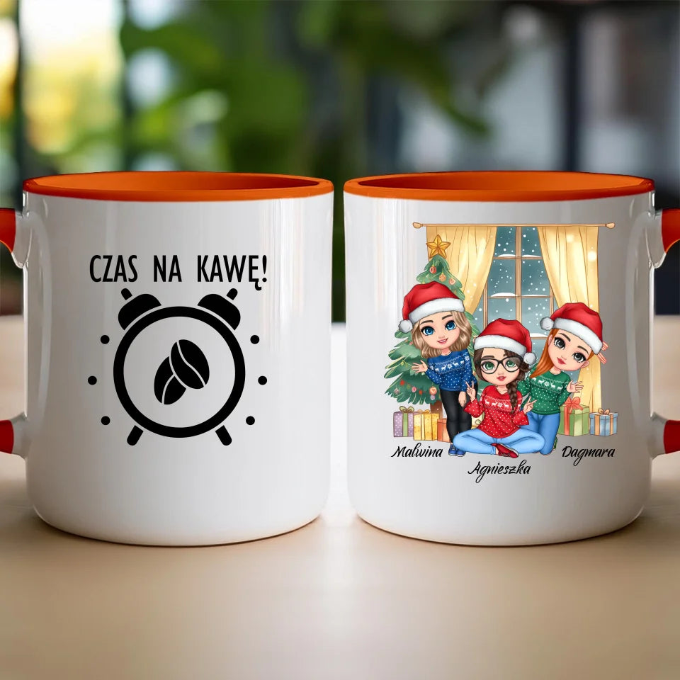 Kubek personalizowany świąteczny dla przyjaciółek #128