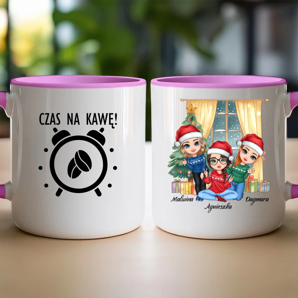 Kubek personalizowany świąteczny dla przyjaciółek #128