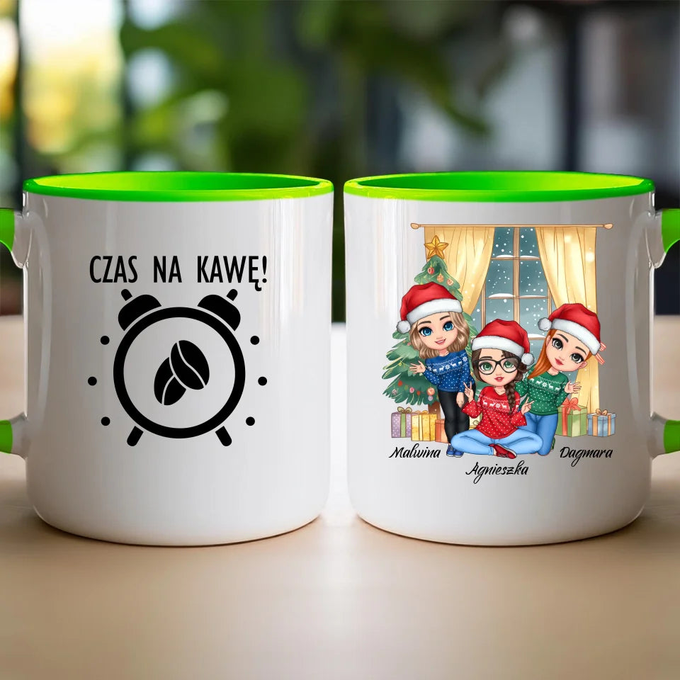 Kubek personalizowany świąteczny dla przyjaciółek #128