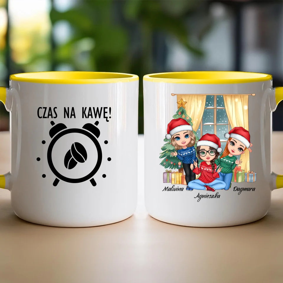 Kubek personalizowany świąteczny dla przyjaciółek #128
