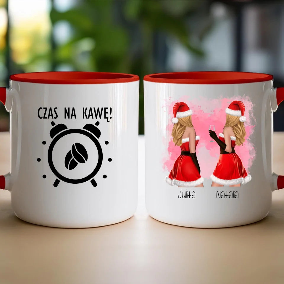 Kubek personalizowany świąteczny dla przyjaciółek #128