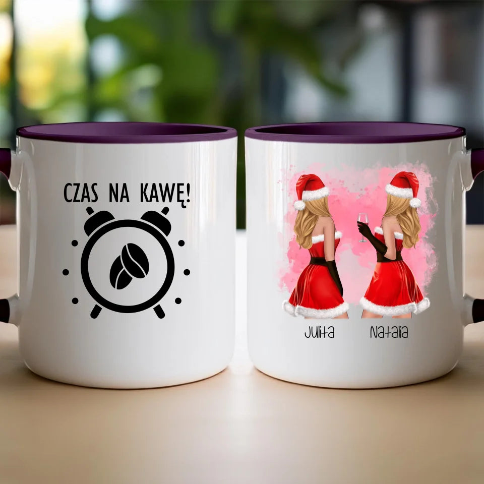 Kubek personalizowany świąteczny dla przyjaciółek #128