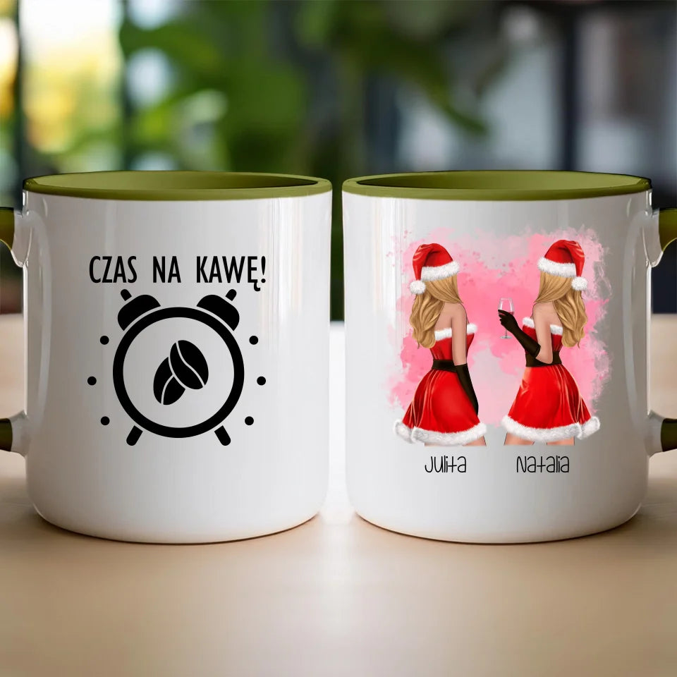Kubek personalizowany świąteczny dla przyjaciółek #128