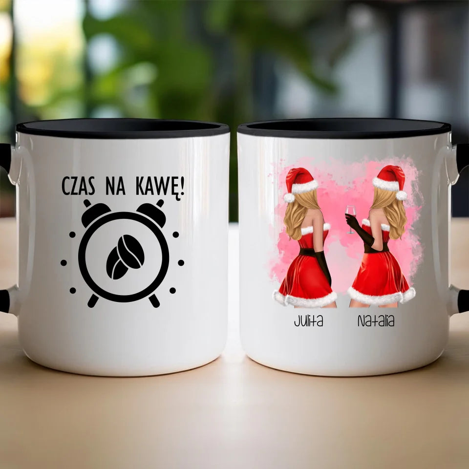 Kubek personalizowany świąteczny dla przyjaciółek #128