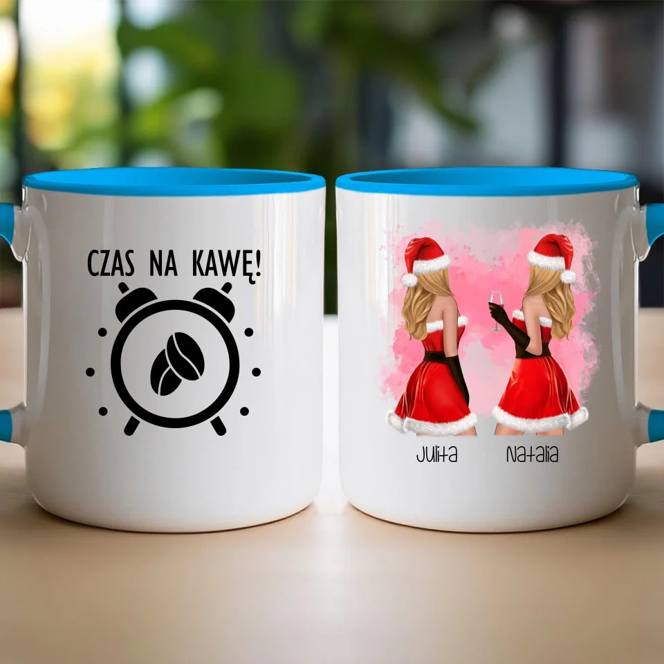 Kubek personalizowany świąteczny dla przyjaciółek #128