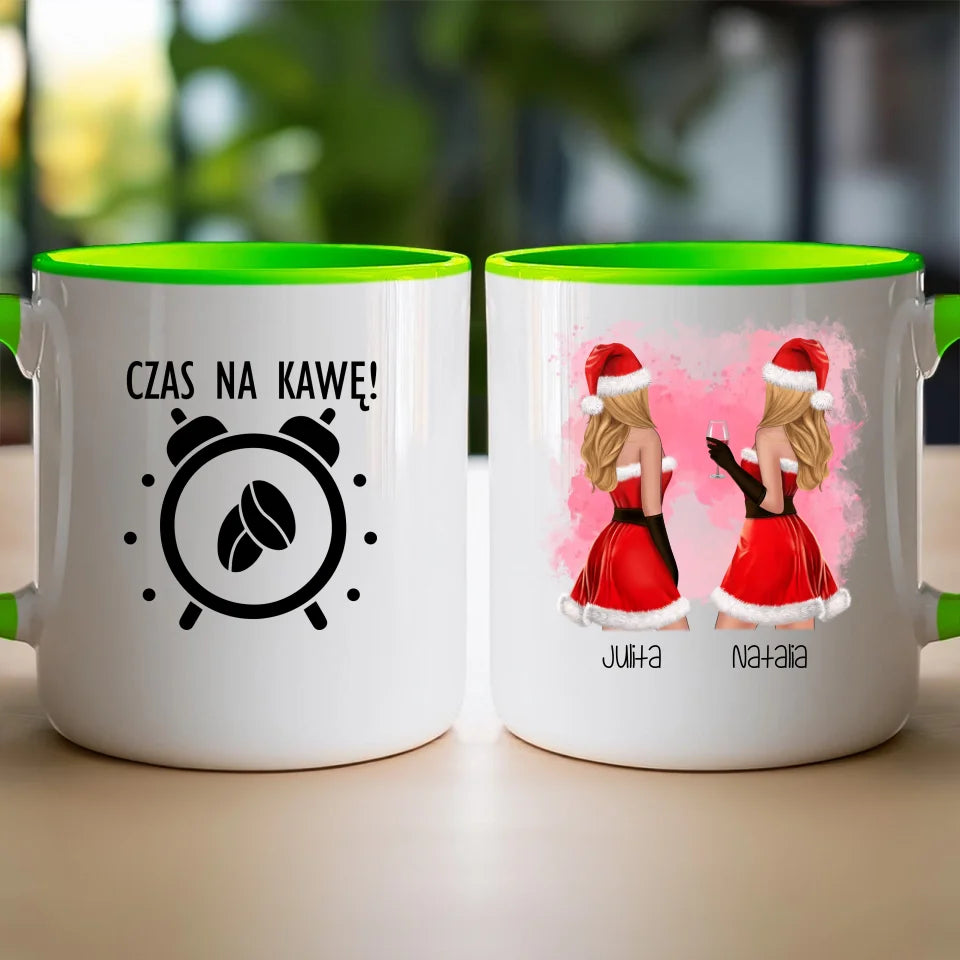 Kubek personalizowany świąteczny dla przyjaciółek #128