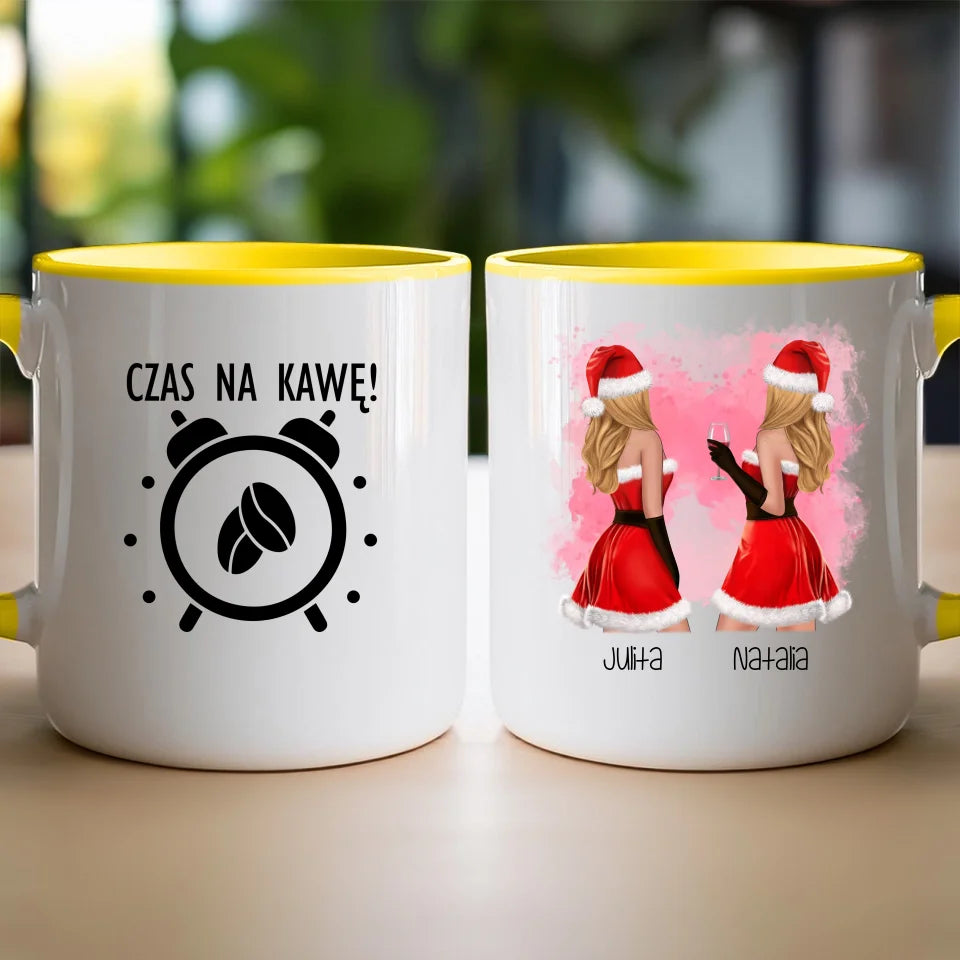 Kubek personalizowany świąteczny dla przyjaciółek #128