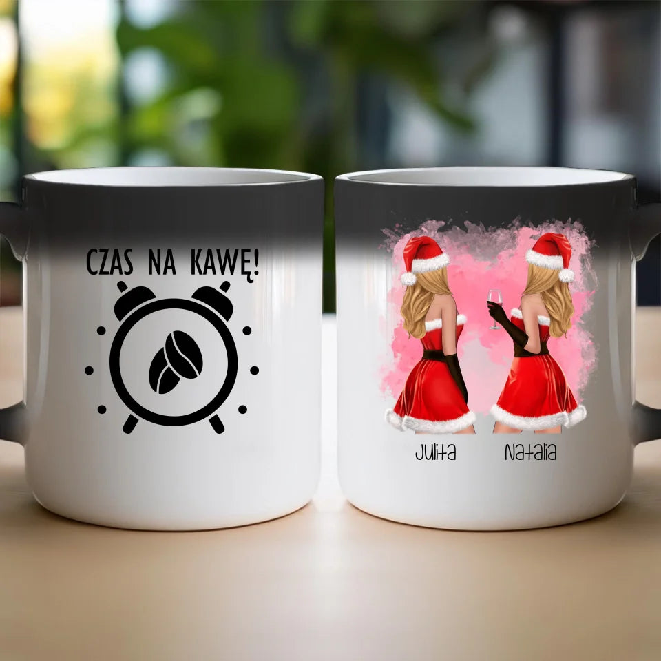 Kubek personalizowany świąteczny dla przyjaciółek #128