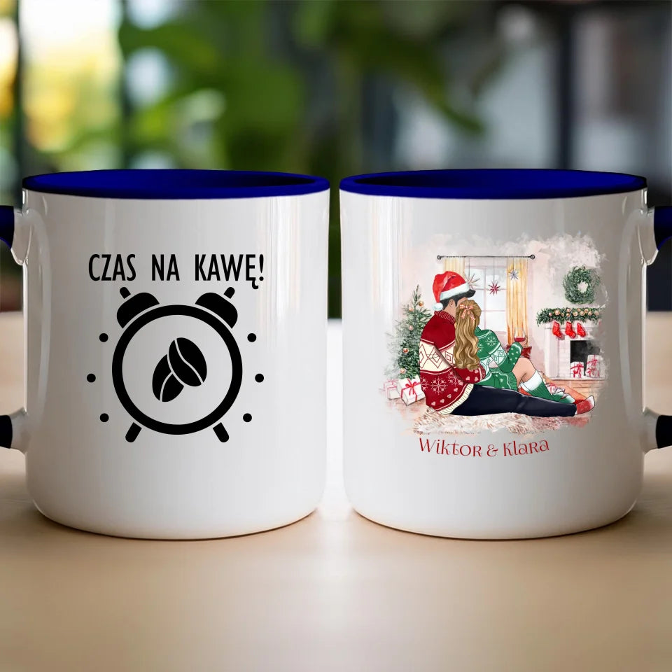 Kubek personalizowany świąteczny dla par #58