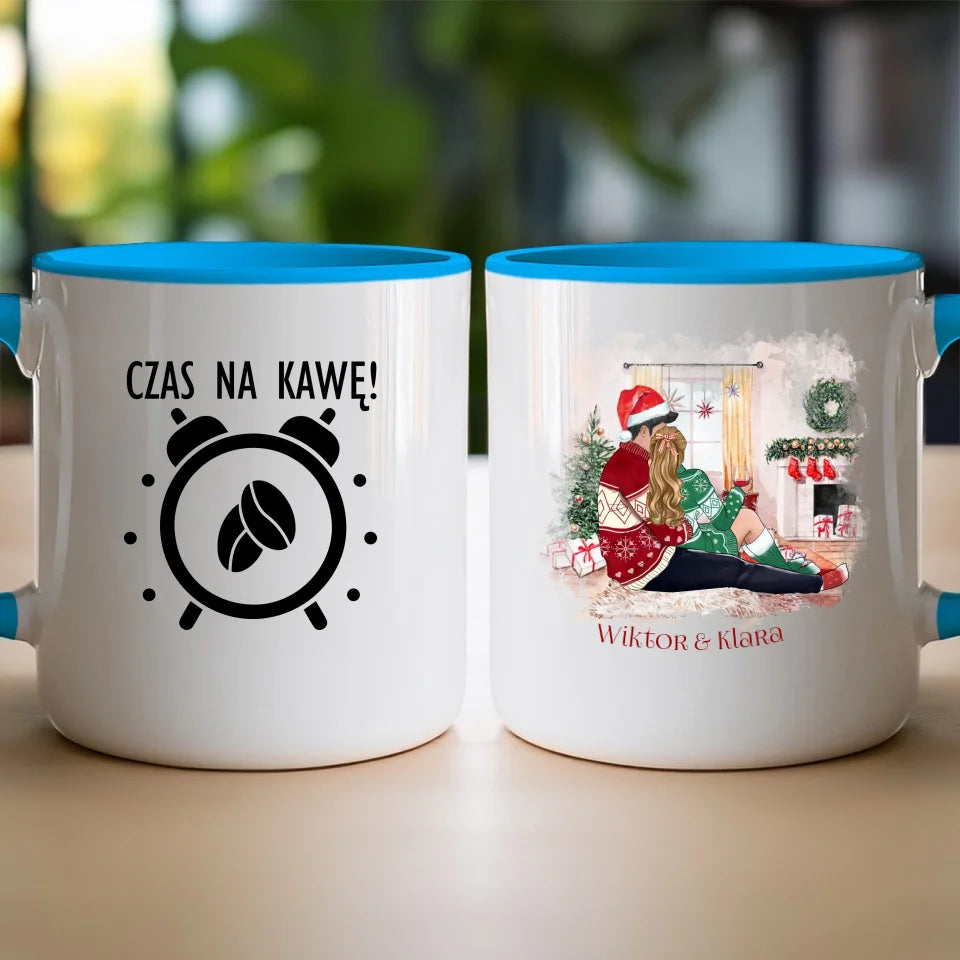 Kubek personalizowany świąteczny dla par #58