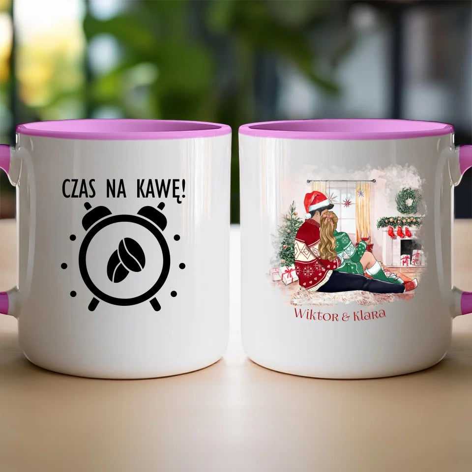 Kubek personalizowany świąteczny dla par #58