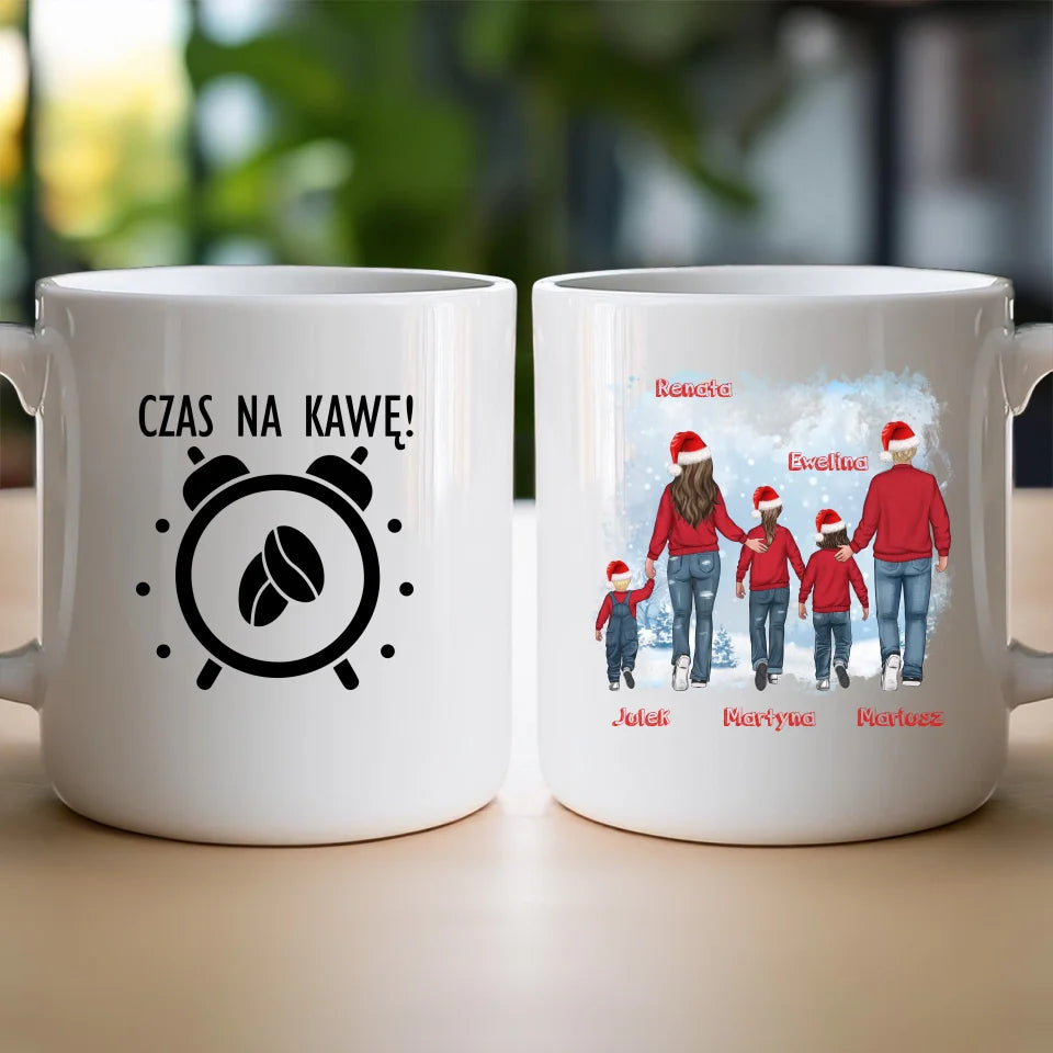 Kubek personalizowany świąteczny dla rodziny #814