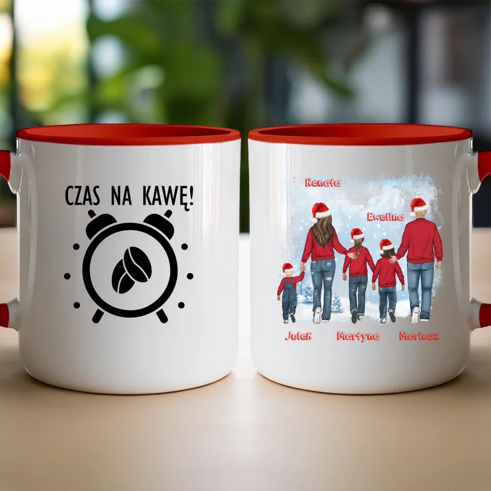 Kubek personalizowany świąteczny dla rodziny #814