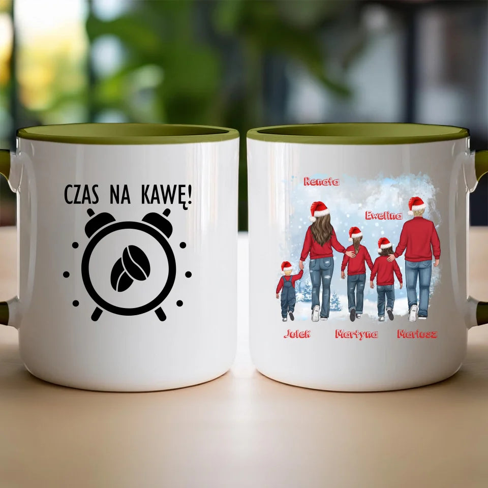 Kubek personalizowany świąteczny dla rodziny #814