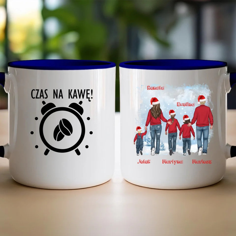 Kubek personalizowany świąteczny dla rodziny #814