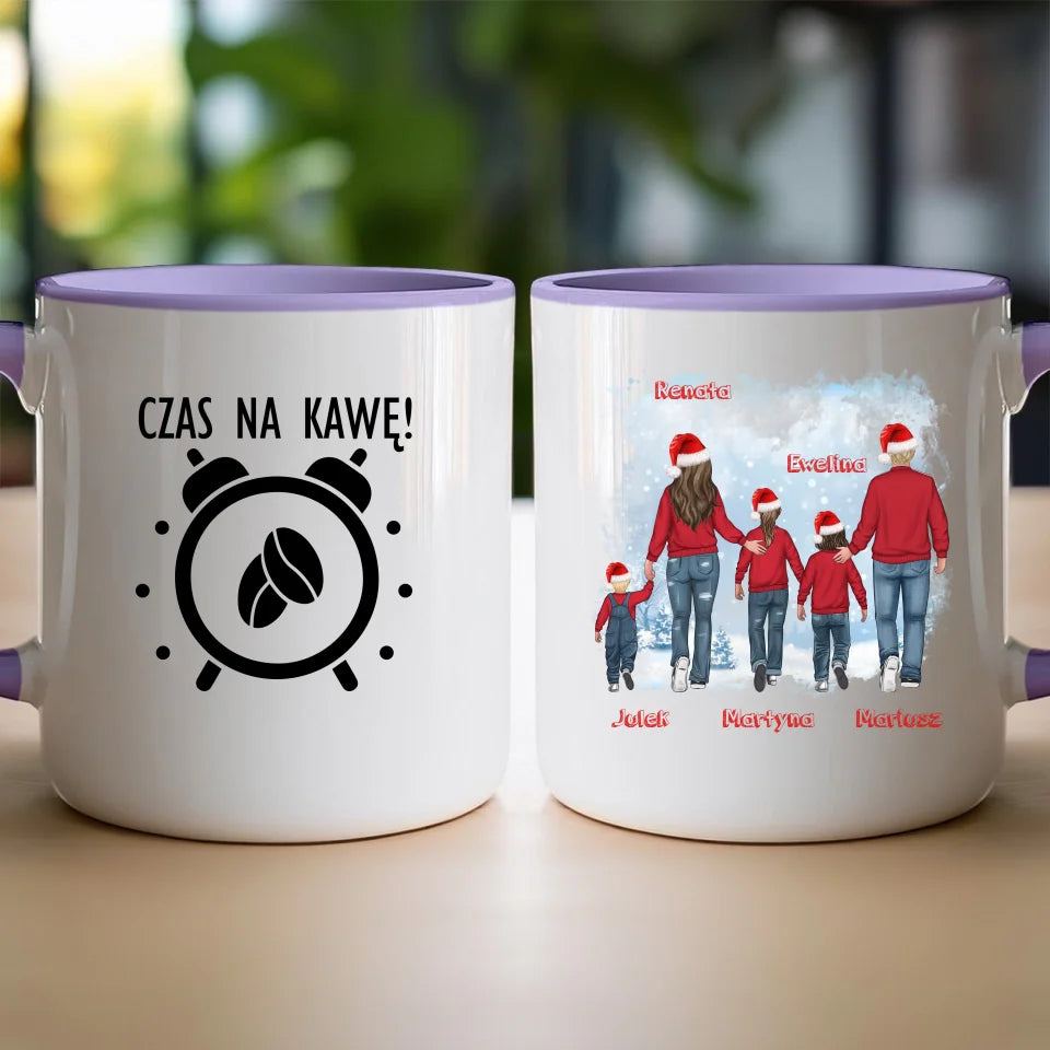 Kubek personalizowany świąteczny dla rodziny #814